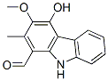 9H-Carbazole-1-carboxaldehyde, 4-hydroxy-3-methoxy-2-methyl- Structure