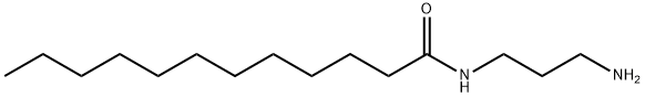 N-(3-氨基丙基)十二碳酰胺 结构式