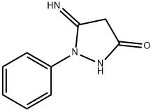 5-aMino-1-phenyl-1H-pyrazol-3-ol 化学構造式