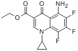 1-CYCLOPROPYL-5-AMIDO-6,7,8-TRIFLUORO-1,4-DIHYDRO-4-OXO-3- QUINOLINECARBOXYLIC ACID ETHYL ESTER,103772-13-0,结构式