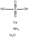 Ammonium cerium(IV) sulfate dihydrate Struktur