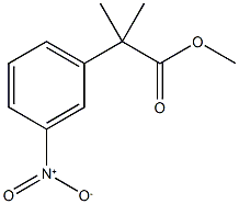 methyl 2-methyl-2-(3-nitrophenyl)propanoate, 103797-22-4, 结构式