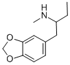 N-Methyl-1-(3,4-methylenedioxyphenyl)-2-butanamine Struktur