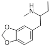 N-甲基-1-(3,4-亚甲二氧基苯基)-2-丁胺, 103818-46-8, 结构式