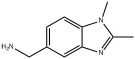 [(1,2-二甲基-1H-苯并咪唑-5-基)甲基]胺二盐酸盐 结构式