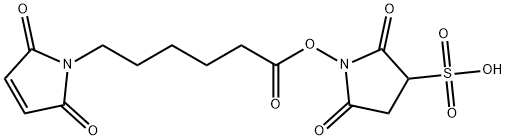 N-(epsilon-Maleimidocaproyloxy)sulfosuccinimide Structure