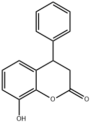 8-HYDROXY-4-PHENYL-2-CHROMANONE 结构式