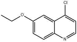 4-CHLORO-6-ETHOXYQUINOLINE 化学構造式