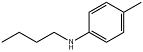 N-ブチル-4-メチルベンゼンアミン 化学構造式