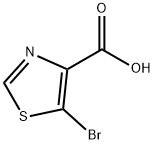 5-Bromothiazole-4-carboxylic acid Struktur