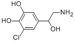 1,2-Benzenediol, 5-(2-amino-1-hydroxyethyl)-3-chloro-, (R)- (9CI) Struktur