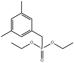 3,5-Dimethylbenzylphosphonic acid diethyl ester Struktur
