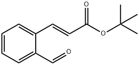 (E)-3-(2-Formylphenyl)-2-propenoic acid 1,1-dimethyl ethyl ester Structure