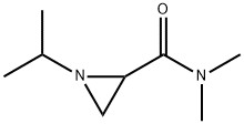 2-Aziridinecarboxamide,  N,N-dimethyl-1-(1-methylethyl)- Struktur