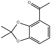 1-(2,2-二甲基苯并[D][1,3]二噁唑-4-基)乙-1-酮 结构式