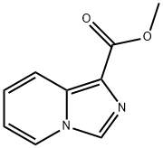 甲基咪唑并[1,5-A]吡啶-1-甲酸叔丁酯 结构式