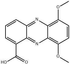 6,9-DIMETHOXY-PHENAZINE-1-CARBOXYLIC ACID Struktur