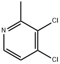 3,4-Dichloro-2-Picoline Struktur