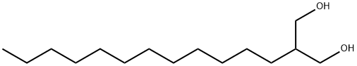 2-Dodecylpropane-1,3-diol 化学構造式