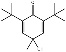 2,6-二(叔丁基)-4-羟基-4-甲基-2,5-环己二烯-1-酮,10396-80-2,结构式