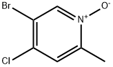 5-溴-4-氯-2-甲基吡啶 1-氧化物 结构式