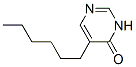 5-hexyl-3H-pyrimidin-4-one,103980-64-9,结构式