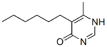 5-hexyl-6-methyl-1H-pyrimidin-4-one,103980-65-0,结构式