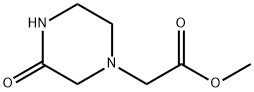 methyl 2-(3-oxopiperazin-1-yl)acetate Structure