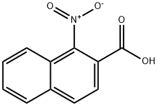1-Nitronaphthalene-2-carboxylic acid Structure