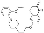 6-[3-[4-(2-エトキシフェニル)-1-ピペラジニル]プロポキシ]-1,2,3,4-テトラヒドロキノリン-2-オン 化学構造式