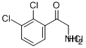 2-氨基-1-(2,3-二氯苯基)乙酮盐酸盐,103999-44-6,结构式