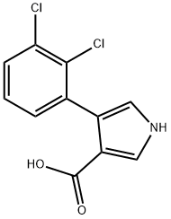 4-(2,3-DICHLOROPHENYL)-1H-PYRROLE-3-CARBOXYLIC ACID Structure