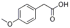 4-MethoxyPhenylAceticAcid,104-1-8,结构式