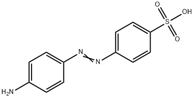 对氨基偶氮苯基-4-磺酸, 104-23-4, 结构式