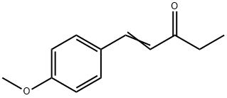 1-(4-甲氧苯基)-1-戊烯-3-酮, 104-27-8, 结构式