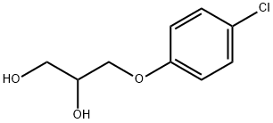 3-(4-クロロフェノキシ)-1,2-プロパンジオール 化学構造式