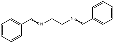 1,1'-エチレンビス(ニトリロメチリジン)ビスベンゼン 化学構造式