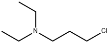 N-(3-クロロプロピル)-N,N-ジエチルアミン 化学構造式