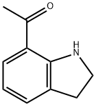 Ethanone, 1-(2,3-dihydro-1H-indol-7-yl)- (9CI) 化学構造式