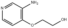 2-(3-アミノピリジン-4-イルオキシ)エタノール 化学構造式