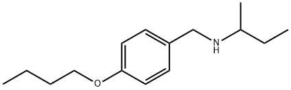 N-(4-Butoxybenzyl)-2-butanamine Struktur