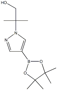 1H-Pyrazole-1-ethanol, β,β-diMethyl-4-(4,4,5,5-tetraMethyl-1,3,2-dioxaborolan-2-yl- Struktur