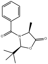 (2S,4S)-3-BENZOYL-2-T-BUTYL-4-METHYL-1,3-OXAZOLIDIN-5-ONE Structure