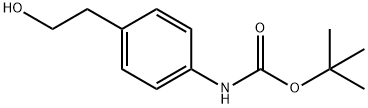 N-BOC-2-(4-アミノフェニル)エタノール 化学構造式