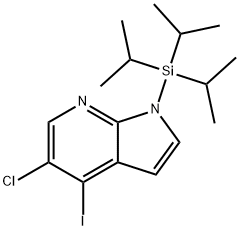 5-CHLORO-4-IODO-1-(TRIISOPROPYLSILYL)-1H-PYRROLO[2,3-B]PYRIDINE