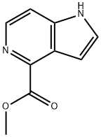 METHYL 1H-PYRROLO[3,2-C]PYRIDINE-4-CARBOXYLATE Structure