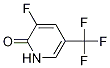 2(1H)-PYRIDINONE, 3-FLUORO-5-(TRIFLUOROMETHYL)- 化学構造式