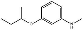 3-(sec-Butoxy)-N-methylaniline Structure