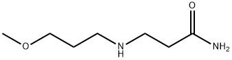 3-[(3-メトキシプロピル)アミノ]プロパンアミド 化学構造式