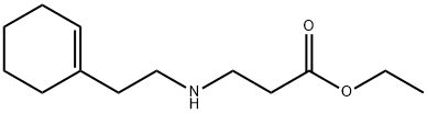 Ethyl 3-{[2-(1-cyclohexen-1-yl)ethyl]-amino}propanoate,1040689-09-5,结构式